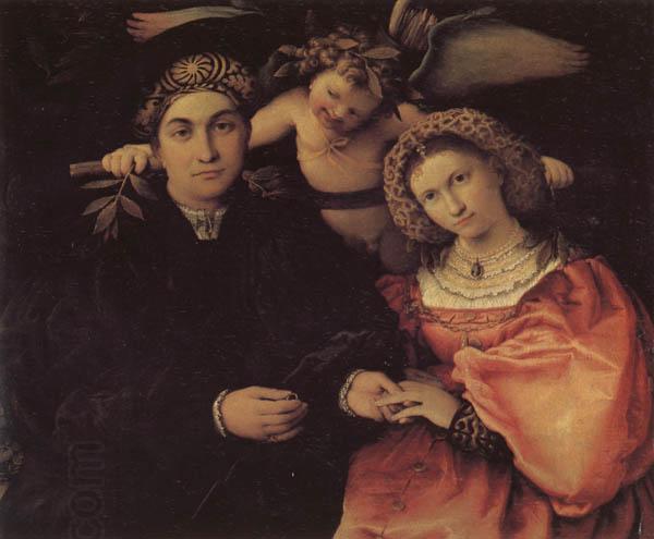 Lorenzo Lotto Portrait of Messer Marsilio and His Wife China oil painting art